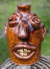 CHARLIE BROWN Face Jug * Brown's Pottery Arden North Carolina * NC Folk Art