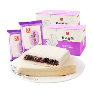 友臣紫米面包520g Youchen Purple Rice Bread Sandwich Chinese Specialty Snack Food 520g