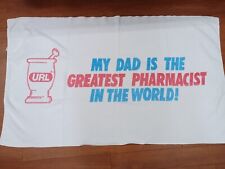 URL Pharmaceuticals - RARE Pharmacist Beach Towel - Advertising Rep Collectible