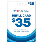 US Cellular  Prepaid $35 Refill Top-Up Prepaid Card , AIR TIME  PIN / RECHARGE