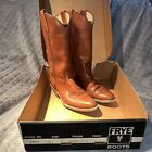 Frye 2355 Men’s Size 10.5D Brown Leather Western Cowboy Boots Made In USA