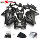 Matte Black ABS Fairing Body Kit Fit For Kawasaki Ninja 250R EX250 08-12 + Bolts (For: 2009 Kawasaki Ninja 250R EX250J)