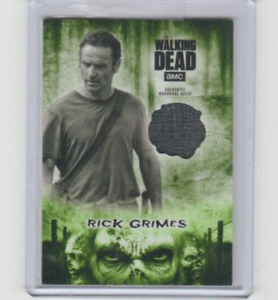 WALKING DEAD HUNTERS & THE HUNTED ANDREW LINCOLN/RICK GRIMES RELIC CARD #/25!!
