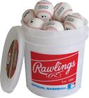 (24 Pack) Rawlings Officia League Recreationa Use Practice Baseballs-OLB3-Bucket