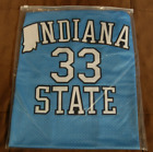Med. Men's Basketball Jersey Larry Bird #33 Indiana State Jersey Top Stitched
