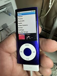 New ListingApple iPod nano 5th gen PURPLE 8GB BROKEN