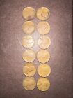 New Listing1909 VDB Wheat Pennies - Various Conditions Set Of 12