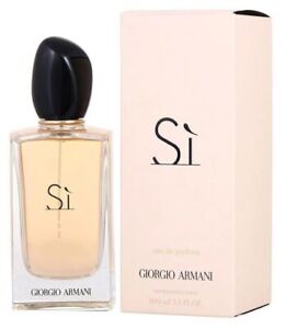 Armani SI By Giorgio Armani Women 3.4 OZ 100 ML Eau De Parfum Spray Nib US