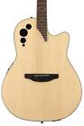 Ovation Applause AE44-4S Mid-depth Acoustic-electric Guitar - Natural Satin