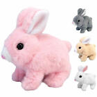 Rabbit Plush Doll Soft Bunny Stuffed Doll Interactive Toys Can Walk and Talk