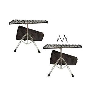37 Note Glockenspiel with Carrying Case Music Instrument Toy Portable with Stand