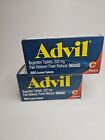 2x100 Advil 200mg Coated Tablets Pain Reliever Ibuprofen 7/24