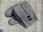UGG Classic Cardy  Gray Knit Roll Sweater Boots Women's Size 9,EU 40