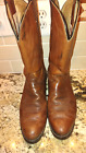 GUC Olathe Brown Sturdy Leather Cowboy/Work Boots - US Size 12 D (Mens)