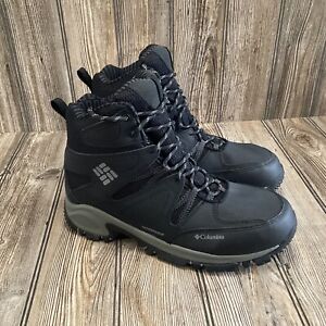Columbia Hiking Boots Waterproof Size 12 Mens Black BM 1725-010 High Top Ankle