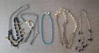 Lot of 5 Ralph Lauren and Loft Necklaces Jewelry Silvertone & Beaded