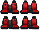 Fits Ford ranger/truck car seat covers 60-40 (console not included) blk-red... (For: 1995 Ford Ranger)