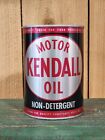 New ListingVintage Original Full Kendall Motor Oil Quart Can Non-Detergent Bradford PA
