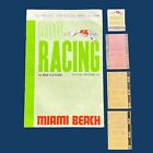 Greyhound Racing Miami Beach Dog Track 1968 Program Ticket Stubs Matchbook Lot