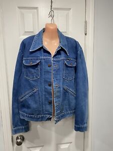 Vintage 70s Wrangler Western Jean Jacket Size Unknown