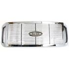Grille For 2006-2007 Ford F-250 Super Duty F-350 Super Duty Chrome Plastic (For: More than one vehicle)