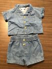 Cat & Jack Baby Boy 0-3 Month Jean Outfit