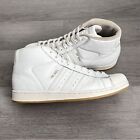 Adidas Pro Model Men’s Shoes Size 10.5 White Leather High Top CQ1206
