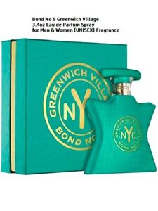 Bond No 9 Greenwich Village 3.3 oz Eau de Parfum EDP Spray UNISEX, NEW, SEALED