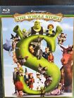 SHREK-THE WHOLE STORY 2001-2010 (4 Blu-Ray Box Set) W/ Special Features Like New