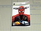 Spider-man Web of Shadows Xbox 360 Custom manual (no game included)