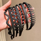Plastic Headband Wave Style Hoop Band Comb Sports Hairband Women Hair Ornament