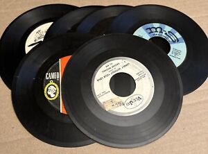 LOT OF (100) 45RPM RECORDS - FOR DECORATION / ARTS & CRAFTS FREE SHIPPING