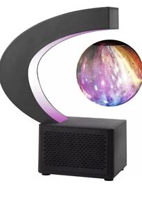 Floating Planet  Levitating Bluetooth Speaker Wireless with LED Light - Space