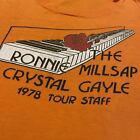 Vintage 1978 Country Music T Shirt Crystal Gayle Ronnie Milsap Knoxville Band