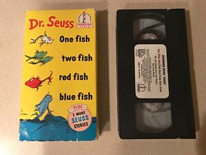 Dr. Seuss - One Fish Two Fish Red Fish Blue Fish (VHS, 1996)