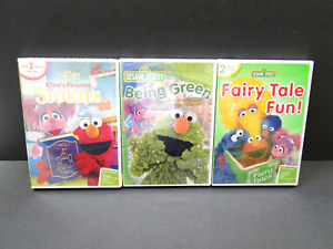 Lot of 3 New Sesame Street DVD's