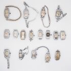 Lot of 17 Ladies' Vintage Art Deco Wristwatches - Bulova, Elgin, Waltham +