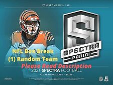 2021 NFL Panini Spectra Hobby Box Break - (1) Random Team *Read Below*