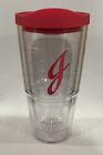Tervis 24 Oz Tumbler Pink Initial Cursive Letter “J” Monogram Made In USA