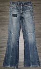 Vintage 60’s Levi’s Jeans 646 Orange Tab Tag Bell Bottom 30x30 Scovill Gardlok