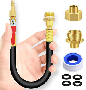 Camper Winterizing Kit Blowout Shut Off Valve Adapter Hose Faucet For RV Trailer
