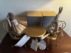 Maileg Rabbit/Bunny Romantic Table & Chairs (Bunny And Rabbit Not Included) BNIB
