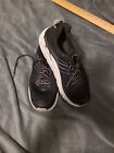 Hoka One One Clifton 6 Comfort Running Shoes Black White Mens Size 12 Wide