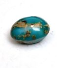 Natural Blue Bisbee Turquoise With Brown Webbing 12.2Ct Certified Loose Gemstone