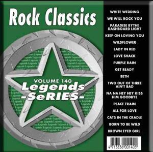 LEGENDS KARAOKE CDG DISC ROCK CLASSICS #140 CD 1970S-1980S POP CD+G OLDIES !