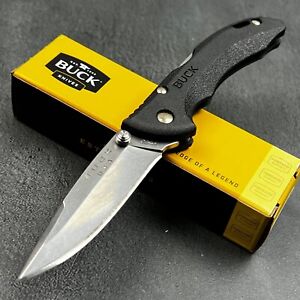 BUCK Knives USA Black Bantam BBW 420HC Lockback Blade Folding EDC Pocket Knife