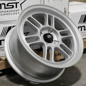 15x7 Glossy Silver Wheels MST Suzuka 4x100 33 (Set of 4)  73.1