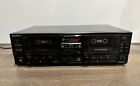 Sony TC-WR750 VTG Dual Cassette Tape Deck Record Auto Reverse Tested Works Well!