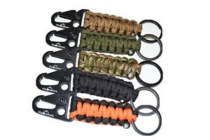 VitaOutdoor Fashion Paracord Keychain Lanyard with Carabiner Length 5.1” (13cm)