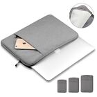 Laptop Bag Sleeve Case Carry Cover 2 Pockets For Apple Mac Book 11 13 14 15 Inch